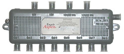Buy Now at Amazon.com: Eagle Aspen DTV4X8 DirecTV-Approved 4-In/8-Out Multiswitch