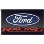 Ford Racing Black Background 3x5 Flag