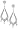 10k White Gold Diamond Dangle Earrings (1/4 cttw, I-J Color, I3 Clarity)