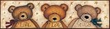IMAGE OF Live, Love, Laugh Beautiful MUSEUM WRAP CANVAS Print with Added BRUSHSTROKES Mary Ann June 30x8