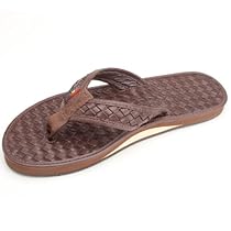 Hot Sale Rainbow Sandals Men's Strands Sandals Classic Mocha Size X-Large (11-12)