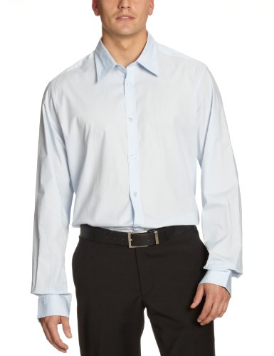 MEXX Herren Hemd/ Business H3RE0010, Gr. 46 (S), Blau (formal blue 458) Preisvergleich