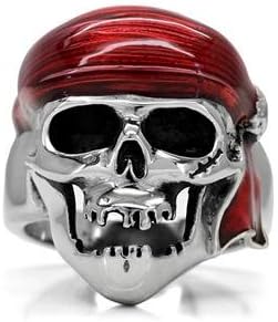 Stainless Steel Pirate Skull Ring Size (5)