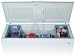 Whirlpool EH221FXRQ 21.7 cu. ft. Chest Freezer with Manual Defrost, 4 Blue Basket, Temperature Alarm, Interior Light, Key-Eject Lock and Energy Star Qualified