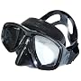 Tilos Fantasia 2 Window Scuba and Snorkeling Mask with Black Skirt Dive Diver Divers Snorkel Authorized Dealer Full Warranty