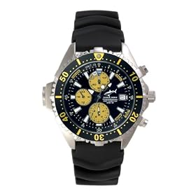 CHRIS BENZ Depthmeter Chronograph 200m Yellowblack KB - Diving Watch by Chris Benz