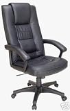Big&tall Leather Task Computer Office Desk Chair W/ergonomic Padded Arms -Senator