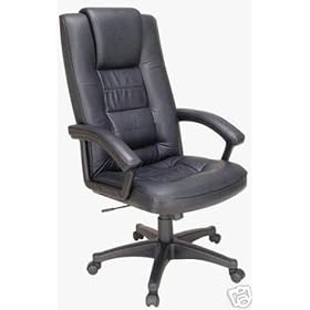 HIgh-back Executive Bonded Leather Computer Task Office Desk Chair -SENATOR