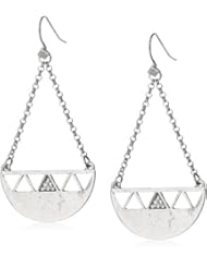 Steve Madden Geometric Cut-Out Chandelier Drop Earrings, 2.5"