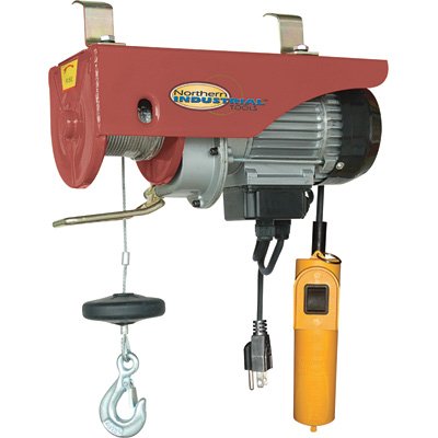 Northern Industrial Tools Electric Hoist - 1100-Lb. Capacity On Sale