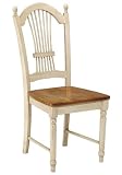 Office Star CC28 Country Cottage Office Chair, Antique White