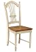 Office Star CC28 Country Cottage Office Chair, Antique White