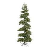 Vickerman christmas Trees E874661 6' x 33'' Redwood Spiral 250CL DuraLit 673T