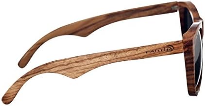 Earth Wood Women's ESG036Z Hampton Sunglasses, Zebra