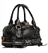 Chloe black kidskin Paddington small bowler