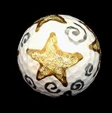 GOLF BALL - HAND PAINTED - DESIGN: WISHING ON THE STARS