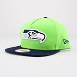 New Era NFL 9Fifty Turnover Snapback 2 Tone Cap Seattle Seahawks (Green/Blue, OSFM) at Amazon.com
