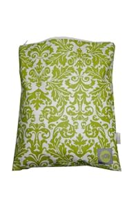 Itzy Ritzy Zippered Wet Bag, Avocado Damask