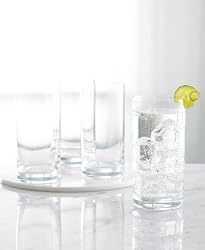 Martha Stewart Collection "Waterman" Highball Glasses, Set of 4
