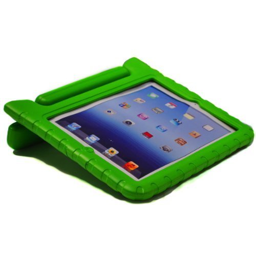 Children Ipad Kids Case Stand with Handle for Ipad 2, 3 and 4 - Green