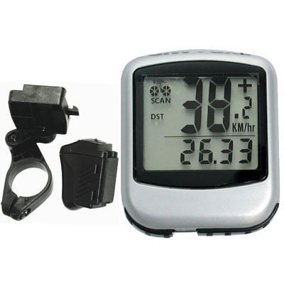 Pyramid Dual Display Wireless Bicycle Computer, Cyclocomputer, 13 Function