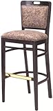 AC Furniture 424 Bar Stool with Upholstered Back & Seat