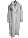 Classic Full Length Fox Coat w/Shawl Collar