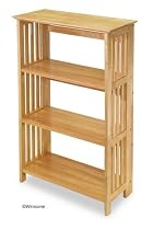 4-Tier Foldable Bookcase