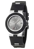 Bulgari ALW32GVD Diagono Silver Tone Dial 18K White Gold and Rubber Women's Automatic Watch