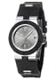 Bulgari ALW32GVD Diagono Silver Tone Dial 18K White Gold and Rubber Women's Automatic Watch