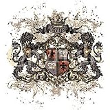 Relic Lion Coat of Arms Gothic Hardcore T-shirt