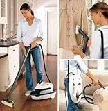 Gaiam Compact Steam Cleaner Caddy, Three-in-one System Clothes, Floors, Upholstery, 06-0520