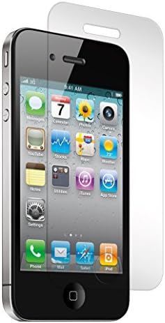 iPhone 4 and 4S Tempered Glass Screen Protector, Heavy Duty, Protects from Drops and Scrapes, Premium Invisible Screen Shield, Clear High Definition (HD) Screen Protector for iPhone 4 and iPhone 4S