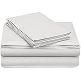 Pinzon 300-Thread-Count Percale Sheet Set - Queen, White
