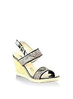 Raxmax Sandalias de cuña (Negro)