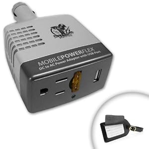 Pro Series Car Travel Power Adapter Charger Features USB port and Standard 110v outlet w ... by 