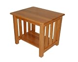 Medium Oak End Table By Elite Furniture