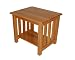 Medium Oak End Table By Elite Furniture