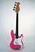 Musical Instruments : Crescent 43" Pink Electric Bass Guitar with Guitar Stand and Accessories