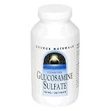 Source Naturals Glucosamine Sulfate, Sodium Free, 750 mg, Tablets, 240 tablets