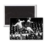 Charlie George - 3x2 inch Fridge Magnet - large magnetic button - Magnet