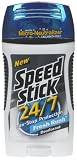 Speed Stick 24/7 Deodorant, Fresh Rush, 3-Ounce Sticks (Pack of 6)