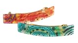 France Luxe Classic Rectangle Barrette - Funkadelic