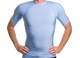 Men's UV Rash Guard Shirt - Carolina Blue XXL
