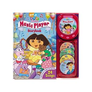 Dora the Explorer Music Player Story book set by 