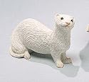 Ferret - Sandicast Figurine (White)