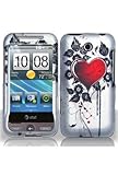 HTC Freestyle Graphic Rubberized Shield Hard Case - Sacred Heart (Free Hand ....