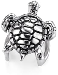 Bonn Bons® By Lori Bonn "Snappy Dresser" Sterling Silver Turtle Slide Charms for Charm Bracelets