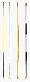 7 ft. 6 in. Tapered Fiberglass Tournament Flagsticks - Set of 9