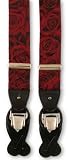 Red Rose Silk Braces by Robert Charles